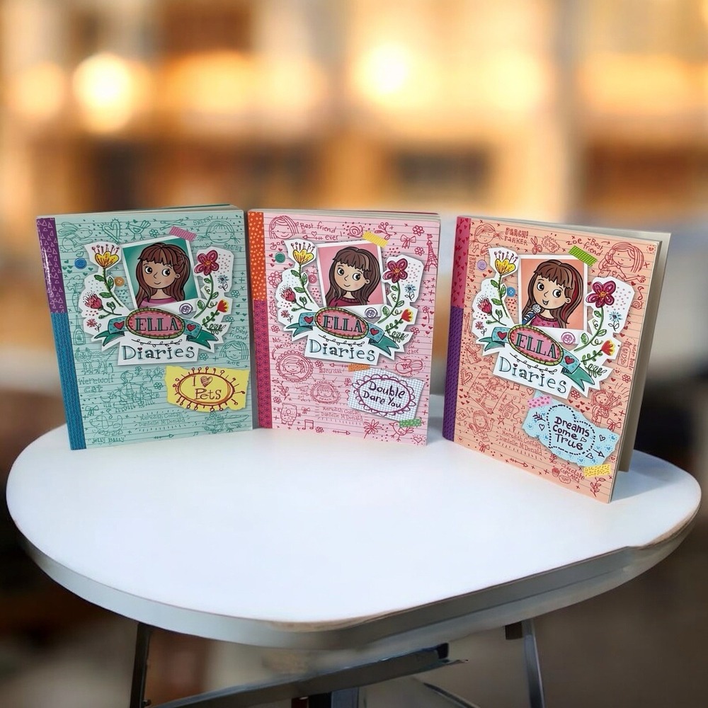 Ella Diaries Series Paperback Chapter Books Meredith Costain lot bundle of 3